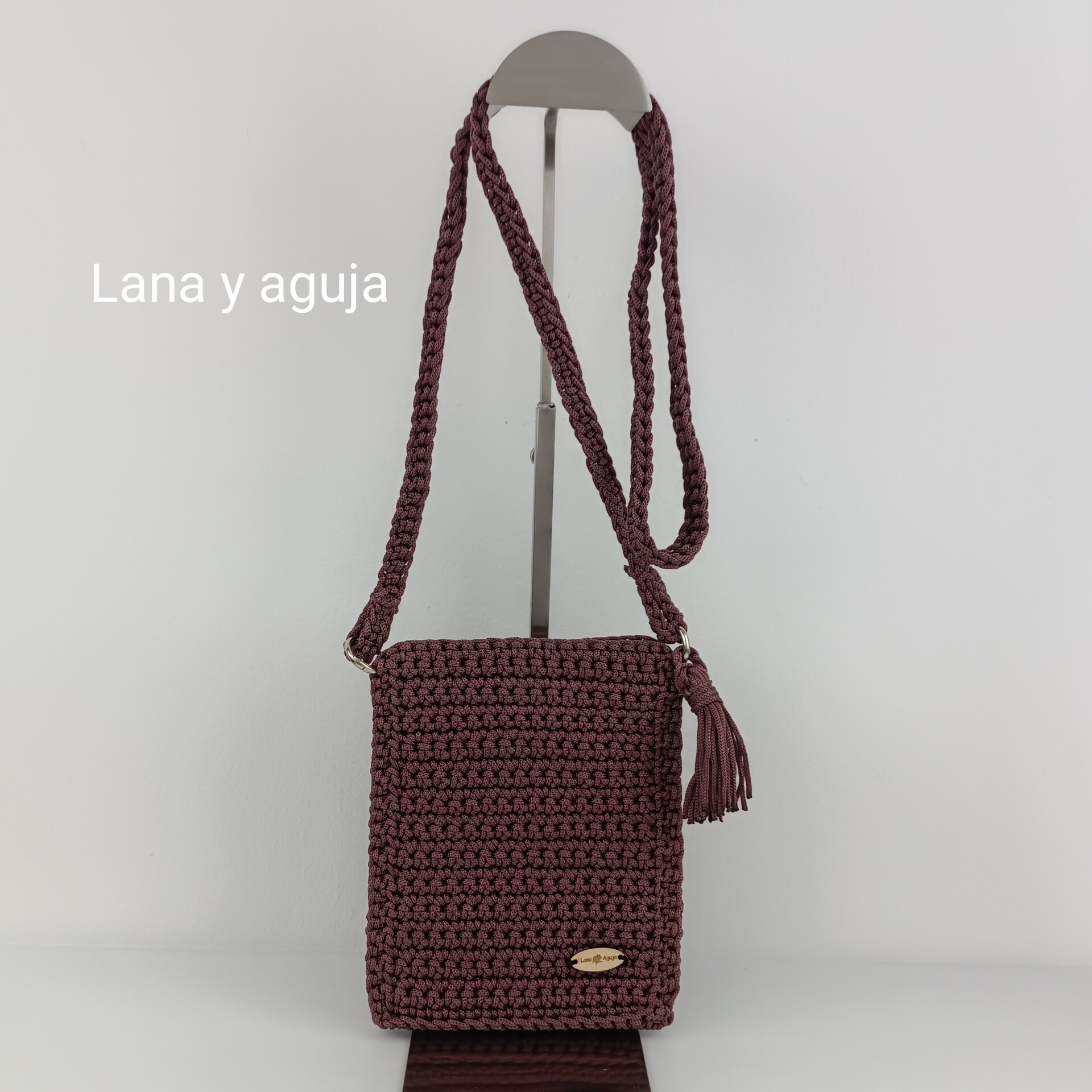 Bolso de crochet, Modelo Catalina, Mini bolso. - 13