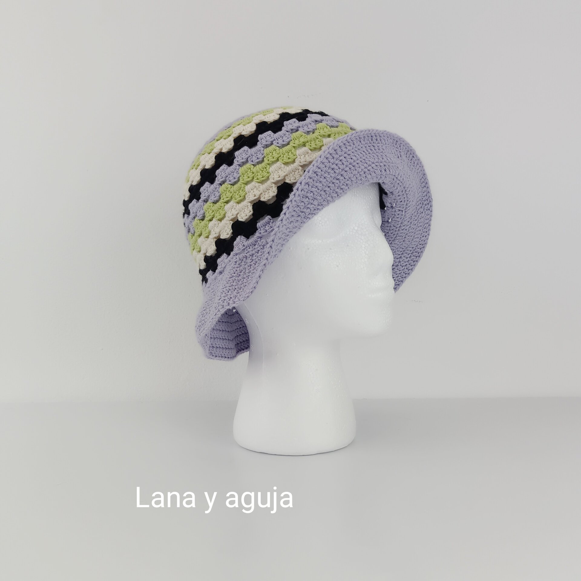 Gorro de algodón, sombrero pescador, granny. VARIOS COLORES. - 2