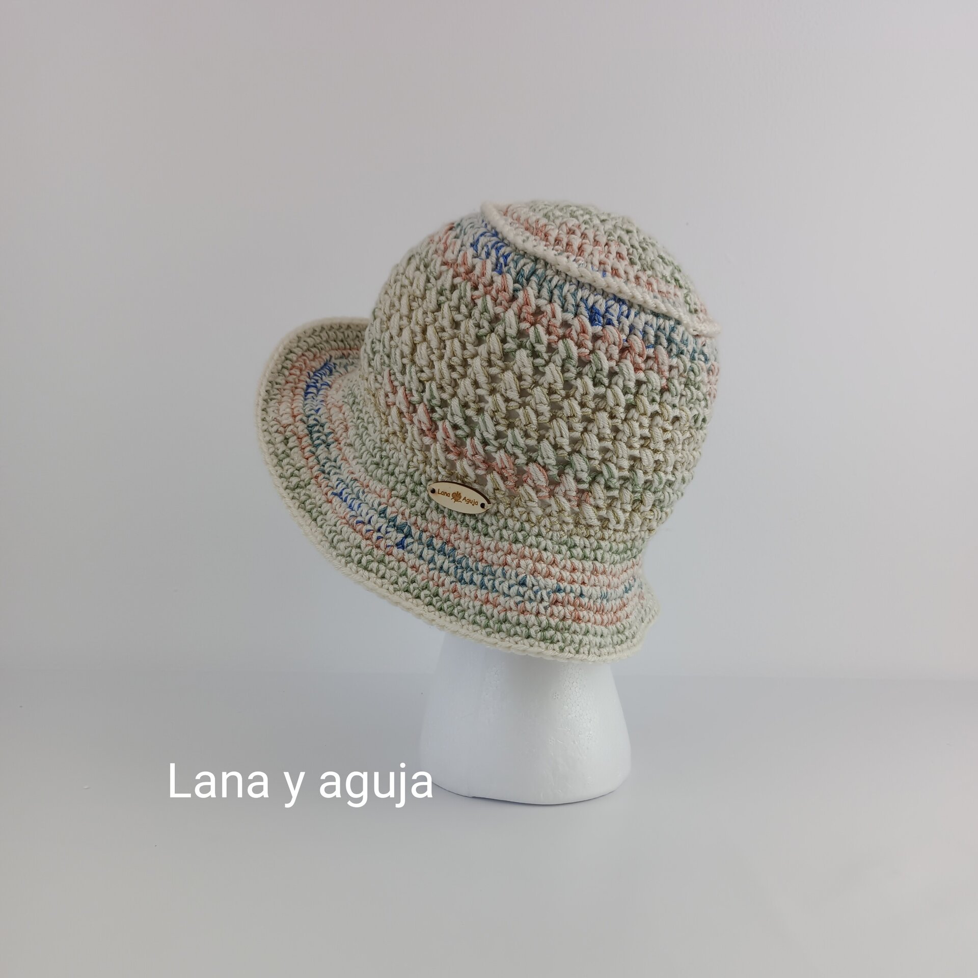 Gorro de estilo retro, sombrero bucket, gorro crochet. VARIOS COLORES - 4