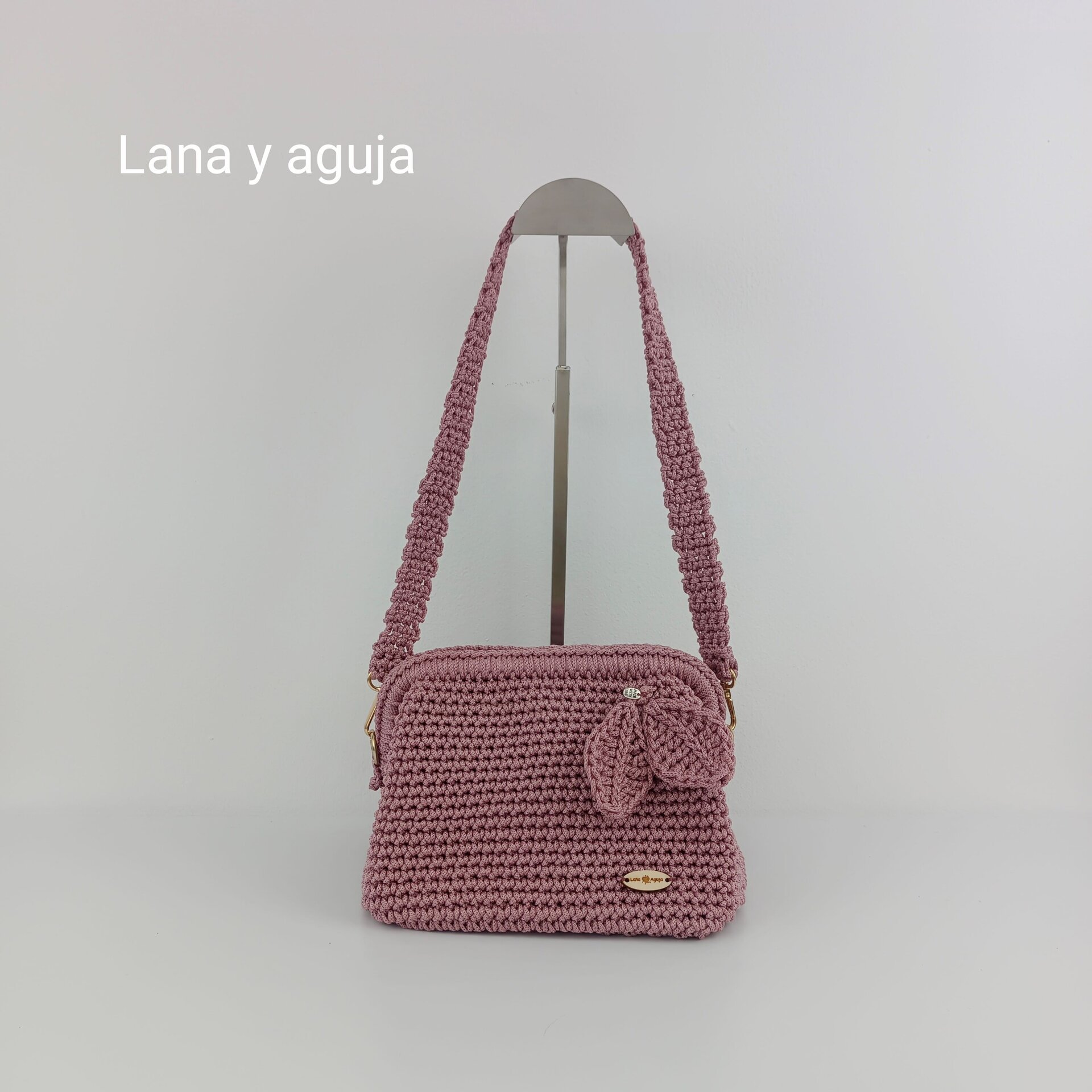 Bolso de crochet, Modelo Noa, tejido a mano, estilo doctor. - 2
