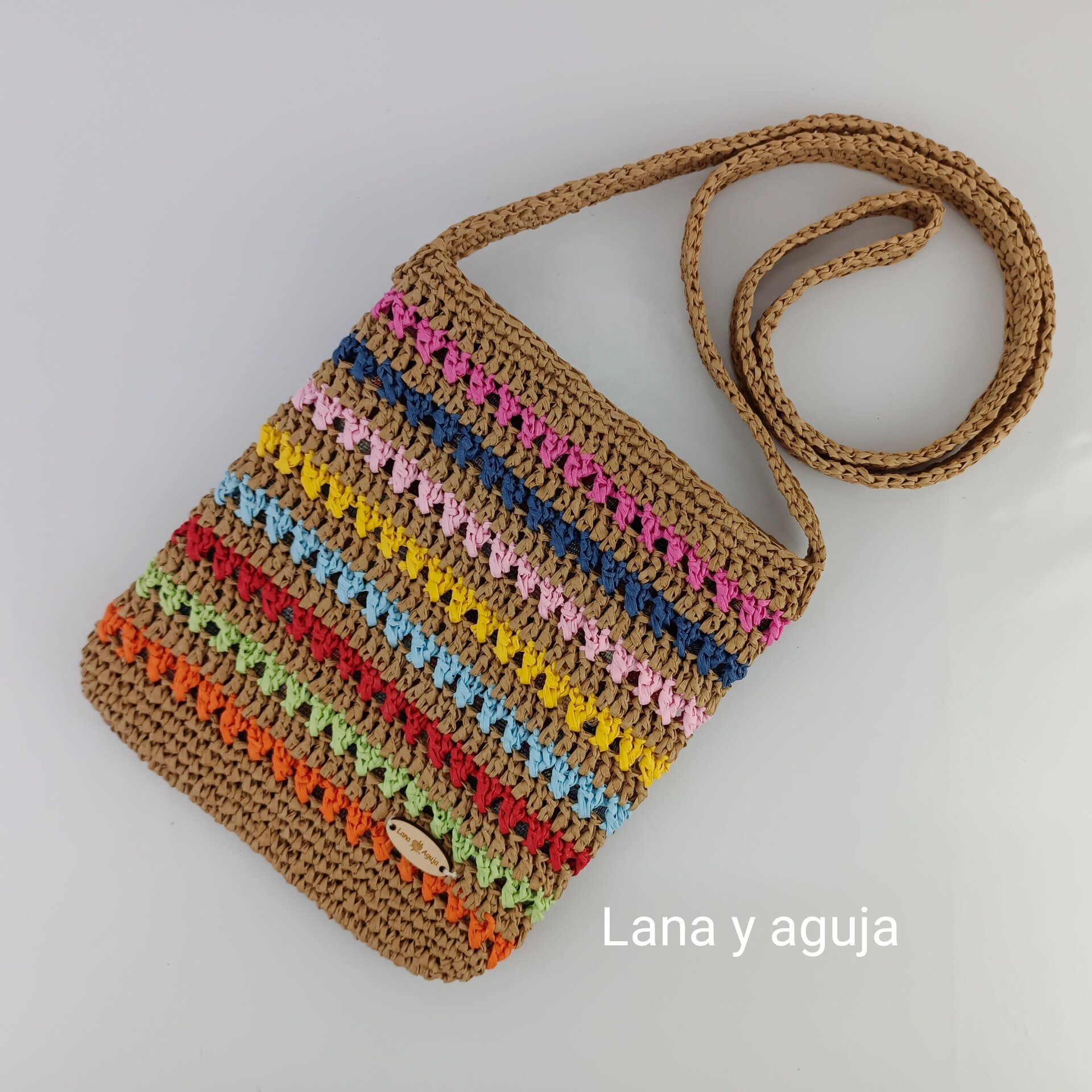Bolso modelo Senda, bolso de hombro, tejido a mano, diseño original. - 9
