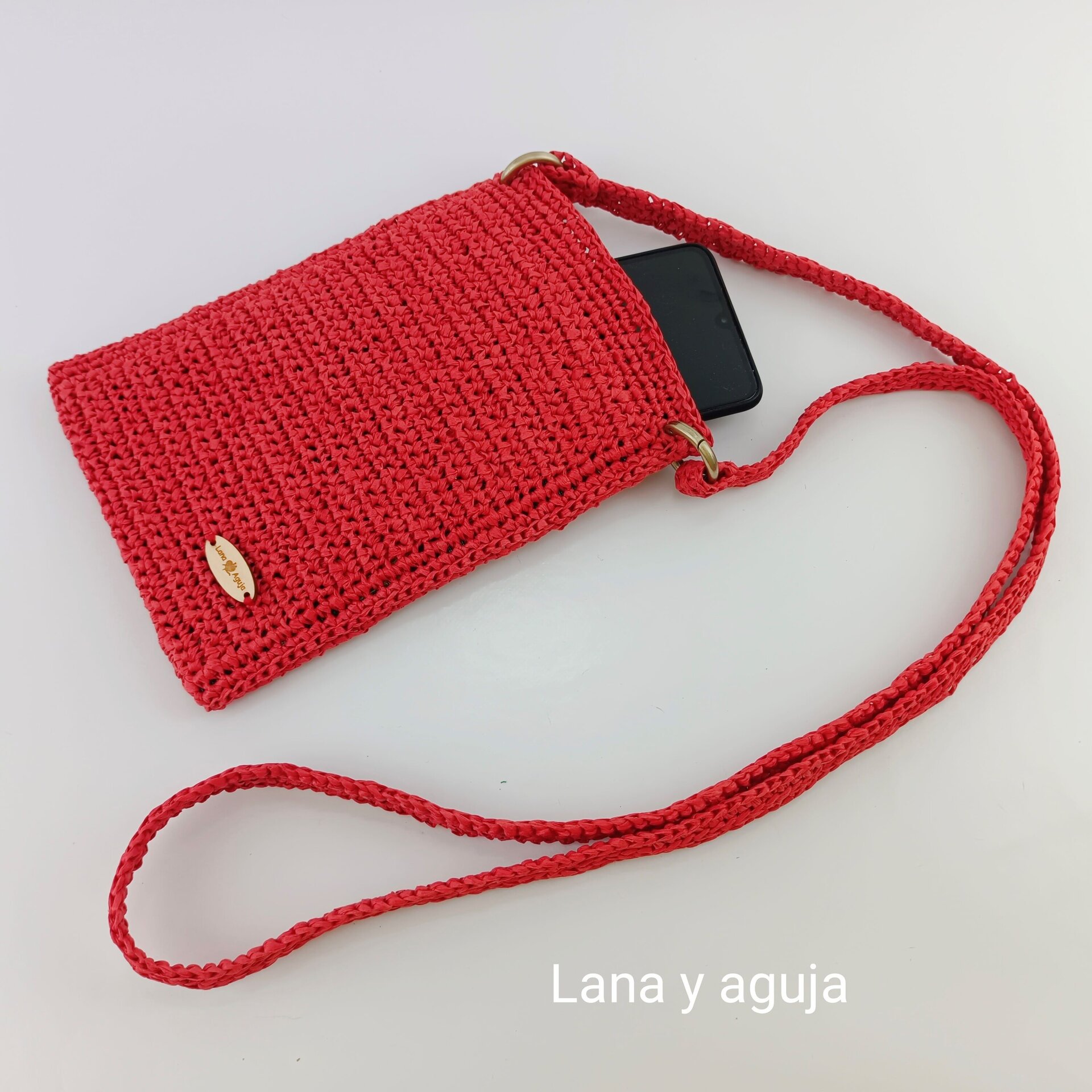 Bolso de crochet, Modelo Marea, bolso de hombro, diseño original. - 12