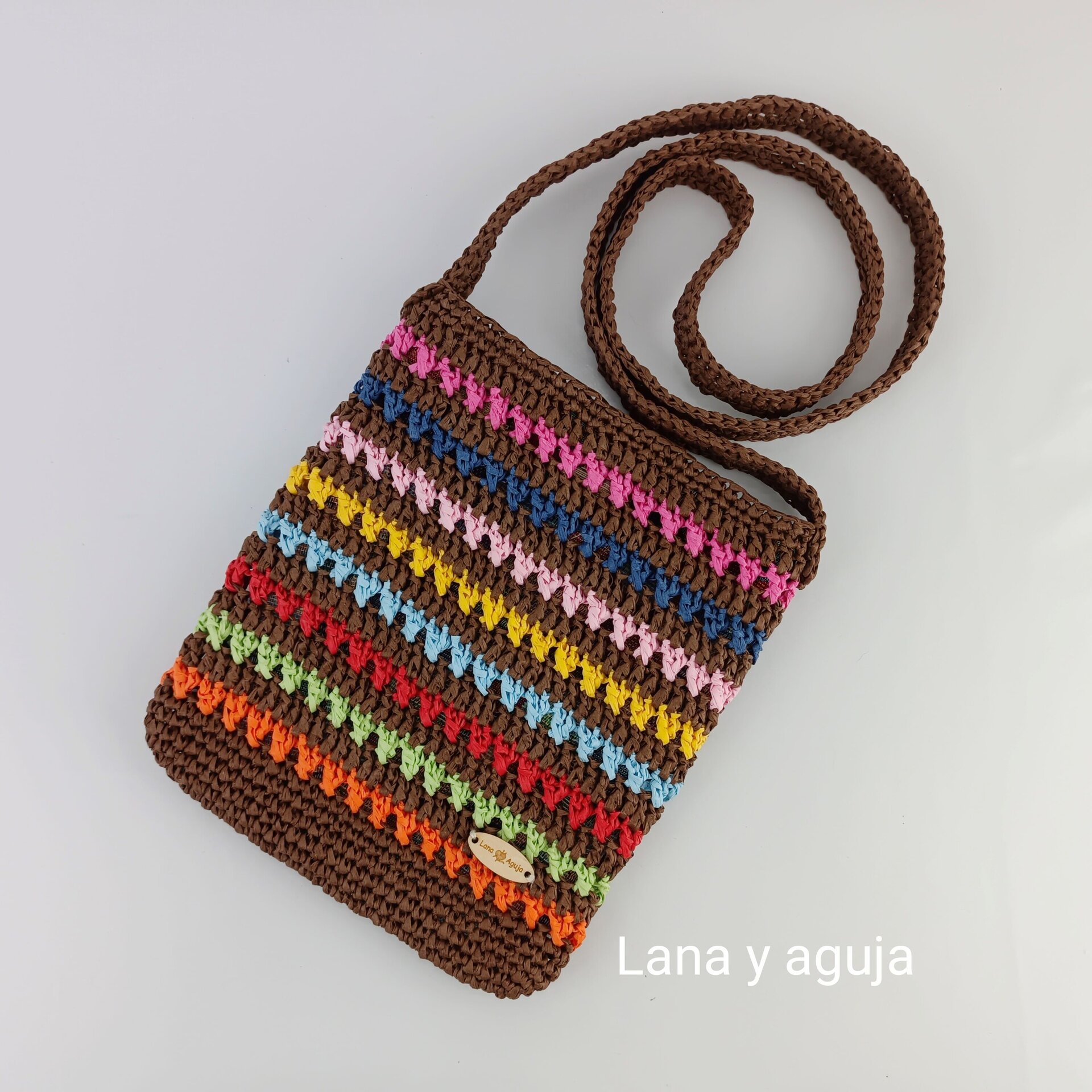 Bolso modelo Senda, bolso de hombro, tejido a mano, diseño original. - 6