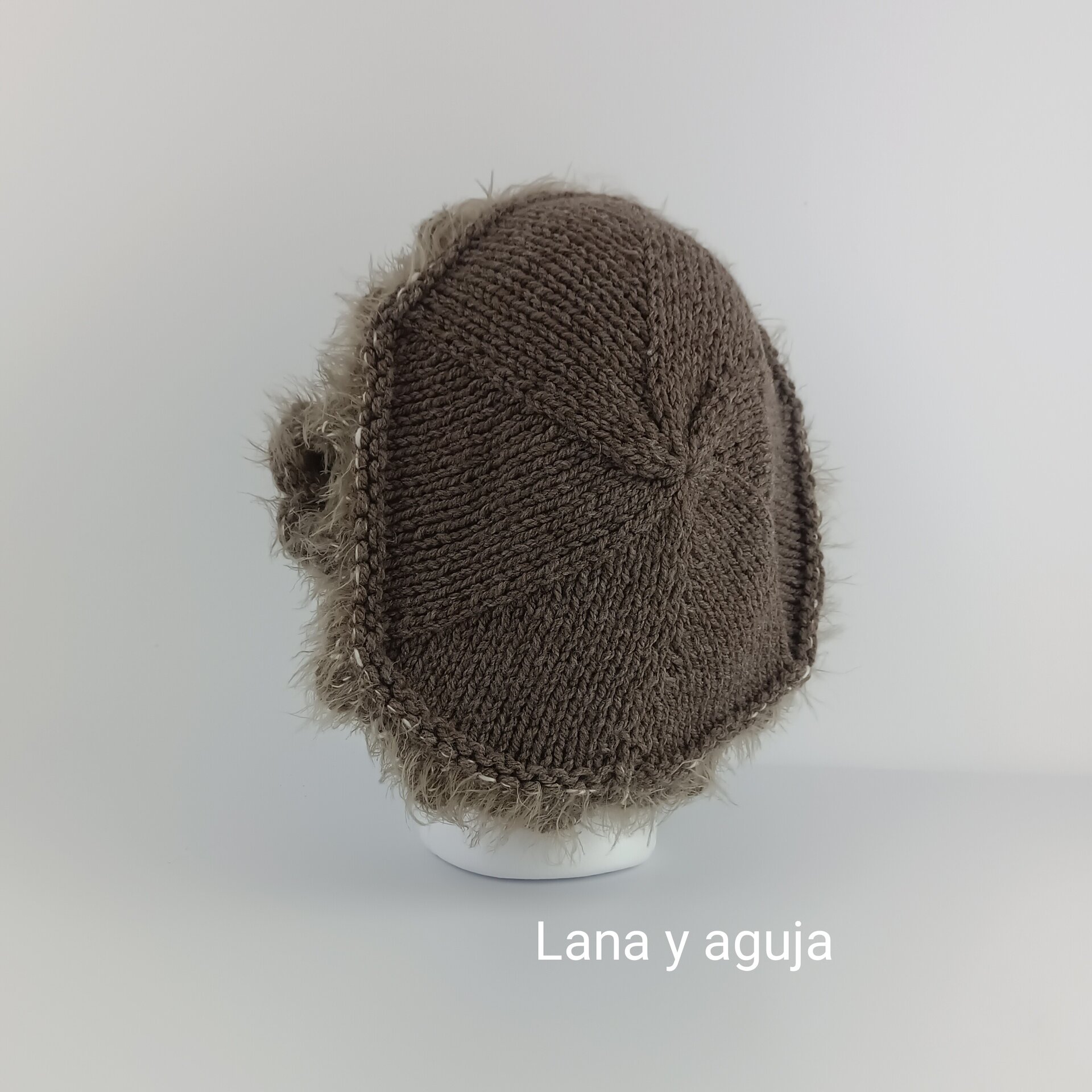 Sombrero tejido, gorro para invierno, gorro de lana. - 4