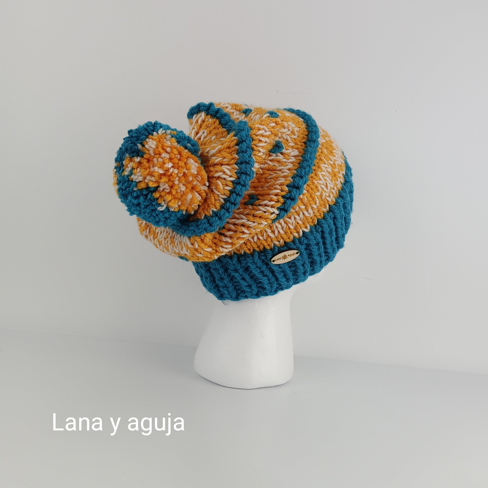 Gorro para mujer, gorro tejido para invierno, gorro lana. VARIOS COLORES. - 6