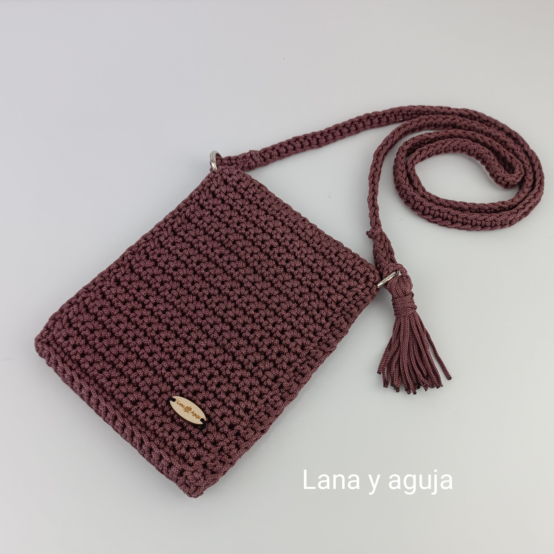 Bolso de crochet, Modelo Catalina, Mini bolso. - 10